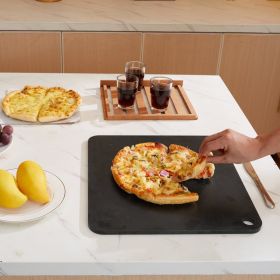 Pizza Steel, 16' X 14.5' X 1/4' Pizza Steel Plate For Oven, Pre-Seasoned Carbon Steel Pizza Baking Stone With 20X Higher Conductivity, Heavy Duty