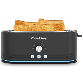4-Slice Toaster, 7 Settings, Defrost, Reheat Functions, Removable Crumb Tray, Full Body Stainless Steel Housing, Anti-Fingerprint, Anti-Jam, 1350W