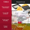 14-in-1 Vegetable Chopper and Spiralizer Food Chopper with Container, Cutter, Onion Dicer, All-in-One Prep Tool