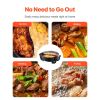 Electric Hot Pot 5 L Non-Stick Shabu-shabu Hot Pot With Divider For 6-10 People
