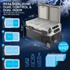 6.6 GAL Dual Zone Portable Car Refrigerator Freezer Compressor, Car & Home