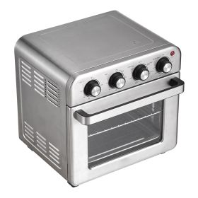 7-in-1 Air Fryer Toaster Oven, 18L Convection Oven, 1700W, Stainless Steel Toaster Oven Countertop Combo