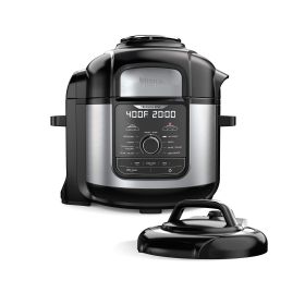 Ninja FD401 Foodi 12-in-1 Deluxe XL 8 QT. Pressure Cooker & Air Fryer that Steams, Slow Cooks, Sears, Sautes, Dehydrates & More