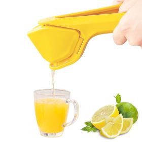 Manual Lemon Juicer Squeezer, Fold Flat Design, Sideways Pivot Increase Leverage to Reduce Effort