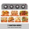 7-in-1 Air Fryer Toaster Oven, 18L Convection Oven, 1700W, Stainless Steel Toaster Oven Countertop Combo