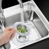 Fengbao 2-Piece Stainless Steel Kitchen Sink Strainer 4.5" Large Wide Rim Drain Catcher